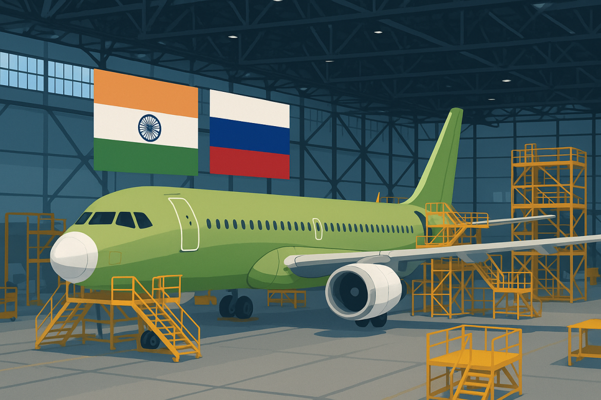 India and Russia have signed a major deal to jointly manufacture the SJ-100 passenger aircraft, marking a significant expansion in their long-standing strategic partnership. The agreement between Hindustan Aeronautics Ltd. (HAL) and Russia’s United Aircraft Corporation (UAC), <a href="https://www.bloomberg.com/news/articles/2025-10-28/india-russia-sign-jet-manufacturing-pact-before-putin-s-visit?srnd=homepage-asia">according to a Bloomberg report</a>, comes just weeks ahead of President Vladimir Putin’s scheduled visit to India in December. It underlines the resilience of New Delhi-Moscow ties despite increasing Western pressure.The partnership represents a key milestone in India’s plan to boost domestic aviation manufacturing while expanding short-haul connectivity under Prime Minister Narendra Modi’s “Make in India” initiative.HAL and UAC to produce SJ-100 passenger aircraft in IndiaHAL announced on Tuesday that it has signed an accord with UAC for the local manufacturing of the SJ-100 twin-engine, narrow-body passenger aircraft. While the financial details and technology transfer clauses have not been disclosed, the company confirmed that this will be the first time a complete passenger aircraft is produced in India.Bloomberg reports that according to HAL, the agreement reflects “mutual trust” between the two aerospace firms and strengthens bilateral cooperation in the civil aviation sector. The deal gives HAL manufacturing rights for Indian customers, aligning with New Delhi’s objective of reducing import dependence in the aviation industry.The SJ-100, originally developed by UAC’s Sukhoi division, is designed for regional routes with a capacity of 75–95 passengers. The partnership aims to localise production and gradually integrate Indian suppliers, creating a new chapter in civil aircraft production in the country.A strategic partnership amid geopolitical pressureThe announcement comes at a critical juncture in global politics. Western nations, particularly the United States, have intensified <a href="https://invezz.com/news/2025/10/20/trump-says-tariffs-will-remain-until-india-halts-russian-oil-imports/">pressure on India</a> to scale back its trade and defence ties with Russia following Moscow’s ongoing conflict in Ukraine. US President Donald Trump’s administration has repeatedly criticised India for continuing to buy Russian crude oil and recently imposed 50% tariffs on Indian goods, citing trade imbalances and its strategic alignment with Russia.Despite these challenges, the new aviation pact underscores India’s intent to maintain an independent foreign policy and diversify its industrial partnerships. It highlights how Moscow and New Delhi are strengthening economic cooperation in sectors beyond defence, at a time when Russia faces sanctions from the West and seeks new markets in Asia.President Putin’s upcoming visit in December is expected to include discussions on energy cooperation, arms manufacturing, and trade expansion. The timing of this deal, therefore, sends a clear diplomatic message — that India intends to pursue its long-term strategic interests with both Western and Eastern partners.Boost to India’s aviation manufacturing and connectivity goalsFor India, the collaboration represents a major step forward in its ambition to build a domestic aircraft production ecosystem. Prime Minister Modi’s vision for the aviation sector includes doubling the number of operational airports to 350 by 2047 and expanding short-haul air connectivity across the country.The SJ-100 production line could complement this plan by supplying affordable regional aircraft to Indian carriers, potentially easing pressure on imports from Western manufacturers like Airbus and Boeing. It also fits into the broader national goal of making India a global aerospace manufacturing hub.HAL, however, faces challenges. The state-run company has previously struggled to meet production targets for its fighter jet programmes, leading to delays that affected India’s Air Force. Analysts say that scaling up civil aircraft manufacturing will require substantial investment in infrastructure, skilled manpower, and supply chain integration. HAL has yet to disclose the amount of capital it plans to invest or which airlines have shown interest in the SJ-100 model.Still, the deal with UAC positions India to enter the competitive regional aircraft market while expanding its aerospace manufacturing footprint. It marks another step in India’s efforts to balance global alliances while advancing domestic industry capabilities.The post <a href="https://invezz.com/news/2025/10/28/india-moves-to-build-its-first-passenger-jet-under-new-aviation-pact-with-russia/">India moves to build its first passenger jet under new aviation pact with Russia</a> appeared first on <a href="https://invezz.com/">Invezz</a>