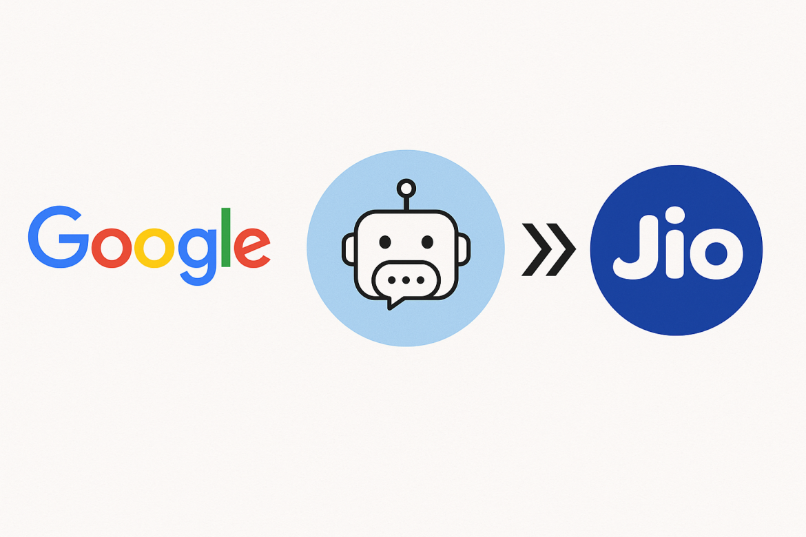 In a landmark collaboration, Google and Reliance Jio have announced that over 500 million Jio users in India will soon receive free access to Google’s premium AI service, Gemini 2.5 Pro. The 18-month offer, valued at around ₹35,100 (approximately $396) per user, marks one of the largest consumer rollouts of advanced artificial intelligence tools worldwide.The partnership is being implemented through Reliance Intelligence, which aims to make India an AI-empowered nation.The offering includes full access to Gemini 2.5 Pro, NotebookLM for research and study, image and video generation models, and 2 TB of integrated cloud storage across Google services.Reaching India’s growing digital generationThe rollout begins with Jio’s 5G users aged between 18 and 25, a demographic representing the most digitally engaged segment of the country. Early access will be available to this group for 18 months before the service is extended to Jio’s entire customer base. Users can activate the plan through the MyJio app, provided they are subscribed to Jio’s unlimited 5G plans.India’s digital landscape presents a powerful opportunity for global AI adoption. The country hosts over 377 million Gen Z consumers, contributing around $860 billion to national spending, with projections to exceed $2 trillion by 2035, according to the Boston Consulting Group. Platforms such as WhatsApp, Instagram, and YouTube already dominate Indian internet usage, with each hosting hundreds of millions of users. For AI providers, this demographic concentration represents fertile ground for mass engagement and feedback loops essential for model refinement.Strategic move in the telecom-AI raceThe Google-Jio alliance extends beyond consumer access. Reliance Intelligence will collaborate with Google Cloud to strengthen India’s AI infrastructure.This includes integrating enterprise-grade tools such as Gemini Enterprise and AI hardware accelerators to support large-scale deployments by Indian businesses.By merging Jio’s extensive telecom network with Google’s AI stack, the collaboration creates a foundation for both consumer and enterprise adoption. It also places India among a handful of nations where cutting-edge AI is available at scale, supported by a domestic data and cloud ecosystem.For Google, this partnership represents a crucial step in localising its AI ecosystem. India is one of its fastest-growing markets, and the partnership allows Gemini to reach a wider audience while leveraging Jio’s reach and infrastructure.Competitive momentum among AI providers<a href="https://blog.google/intl/en-in/company-news/partnering-with-reliance-to-bring-the-best-of-google-ai-to-more-people-across-india/">The announcement</a> comes amid intensifying competition among AI companies to capture the Indian market. Earlier this week, OpenAI announced plans to offer a year of free access to its ChatGPT Go plan in India, starting November 4.The plan, which previously cost ₹399 per month, will now be available at no cost for a limited period.In July, Bharti Airtel, India’s second-largest telecom operator, <a href="https://invezz.com/news/2025/07/17/indias-ai-market-heats-up-as-google-and-perplexity-compete-for-early-dominance/">partnered with Perplexity AI</a> to provide 360 million customers with free access to Perplexity Pro, a subscription that typically costs $200 annually. These partnerships highlight the telecom sector’s growing role as the primary channel for distributing AI technologies to the public.With telecom operators controlling the country’s digital gateways, alliances like those of Jio-Google and Airtel-Perplexity give global firms unparalleled access to hundreds of millions of users. The result is a democratisation of advanced AI tools that were once restricted to premium users in developed markets.The post <a href="https://invezz.com/news/2025/10/31/google-and-jio-partner-to-give-free-gemini-ai-access-to-millions-of-users-in-india/">Google and Jio partner to give free Gemini AI access to millions of users in India</a> appeared first on <a href="https://invezz.com/">Invezz</a>