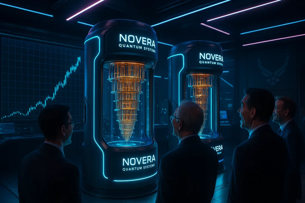 Rigetti stock (NASDAQ: RGTI) is off to a strong start on Friday, as it surged 7% in pre-market trading. The surge comes after a string of exciting contract wins that have investors buzzing about the quantum computing company’s prospects.The latest wins include $5.7 million in new orders for Rigetti’s Novera system, along with a $5.8 million contract from the US Air Force Research Laboratory (AFRL).These deals highlight growing interest in Rigetti’s technology, not just from private companies, but from defense agencies as well.Shares have been on an upward trajectory, recently hitting a 52-week high of $35.81, with trading volumes soaring past 145 million shares.The rally reflects renewed optimism about Rigetti’s journey toward commercializing its quantum computing solutions and the market’s confidence in the company’s future.Rigetti stock: What’s behind the bullish momentum?Rigetti stock got a big boost thanks to a couple of exciting developments in late September.First up, the company landed $5.7 million in orders for two of its upgradeable 9-qubit Novera™ quantum systems, scheduled for delivery in the first half of 2026.One system is headed to an Asian tech manufacturer looking to build its own quantum expertise, while the other will help a California-based AI startup with quantum hardware and error correction research.Rigetti CEO Dr. Subodh Kulkarni said:<blockquote>The Novera QPU continues to be chosen and trusted by national labs and researchers across the world</blockquote>At the same time, Rigetti secured a three-year, $5.8 million contract from the U.S. Air Force Research Laboratory, working alongside Dutch quantum transduction company QphoX.The goal? Developing superconducting quantum networking—a key step toward distributed quantum computing and secure quantum communication over optical fiber.Beyond the money, this deal highlights Rigetti’s technical chops and boosts its standing in the global race to build the next generation of quantum infrastructure.What the rally mean for investors and the quantum sector?These two big developments have sparked a wider rally across the quantum computing sector, with peers like D-Wave and IonQ also seeing gains.Analysts are taking notice too, as <a href="https://www.sahmcapital.com/news/content/b-riley-securities-maintains-buy-on-rigetti-computing-raises-price-target-to-35-2025-09-22?utm_source=chatgpt.com">B. Riley</a> recently bumped up its price target on RGTI to $35, which is pretty much in line with current trading levels, while the overall consensus still leans “Buy,” even though the average target sits more conservatively at $19.71.Rigetti’s balance sheet is stronger than ever, thanks to a $350 million equity offering back in June.That gives the company the firepower to ramp up R&D while using government contracts to help cover costs.Investors, both retail and institutional, are clearly excited, judging by the spike in trading volume and options activity.The rally is a sign that people are starting to see quantum computing as more than just a research project, and the sector is quickly becoming among the top picks for new investors.As one analyst put it, “Rigetti is no longer just a lab experiment, it’s becoming a real business with paying customers and strategic government backing.”For the quantum sector as a whole, Rigetti’s momentum could be a signal that more investment and adoption are on the horizon.The post <a href="https://invezz.com/news/2025/10/03/rigetti-stock-soars-7-on-friday-whats-behind-the-bullish-momentum/">Rigetti stock soars 7% on Friday: what’s behind the bullish momentum</a> appeared first on <a href="https://invezz.com/">Invezz</a>